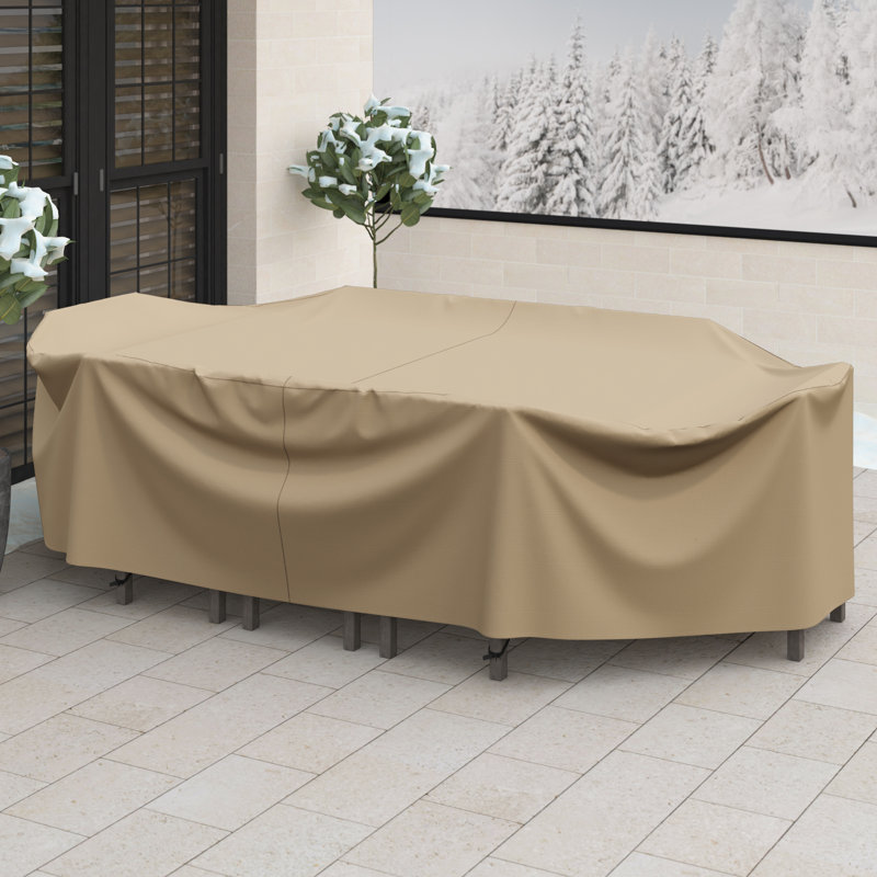 Outdoor Patio Dining Set Cover, 32" H x 80" W x 140" D