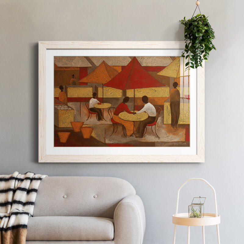 «Lasting Memory I» - peinture encadrée, H 31,5 po x l 23,5 po x P 1,5 po, Cadre blanc