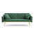 Velours vert est en rupture de stock