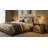 24" Nightstand Set of 2 with Charging Station, 2 Drawers and Open Shelf, End Table for Bedroom, Living Room, Curved Profile, Oak Color