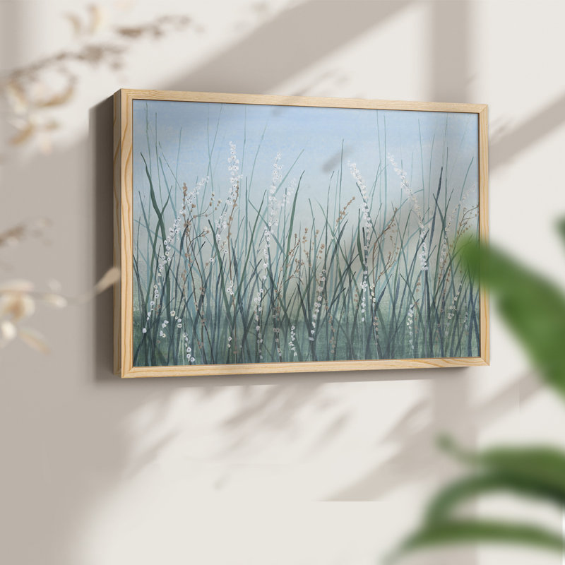 Hautes herbes II - reproduction encadrée - réarmable, Naturel, H 16 po x l 20 po