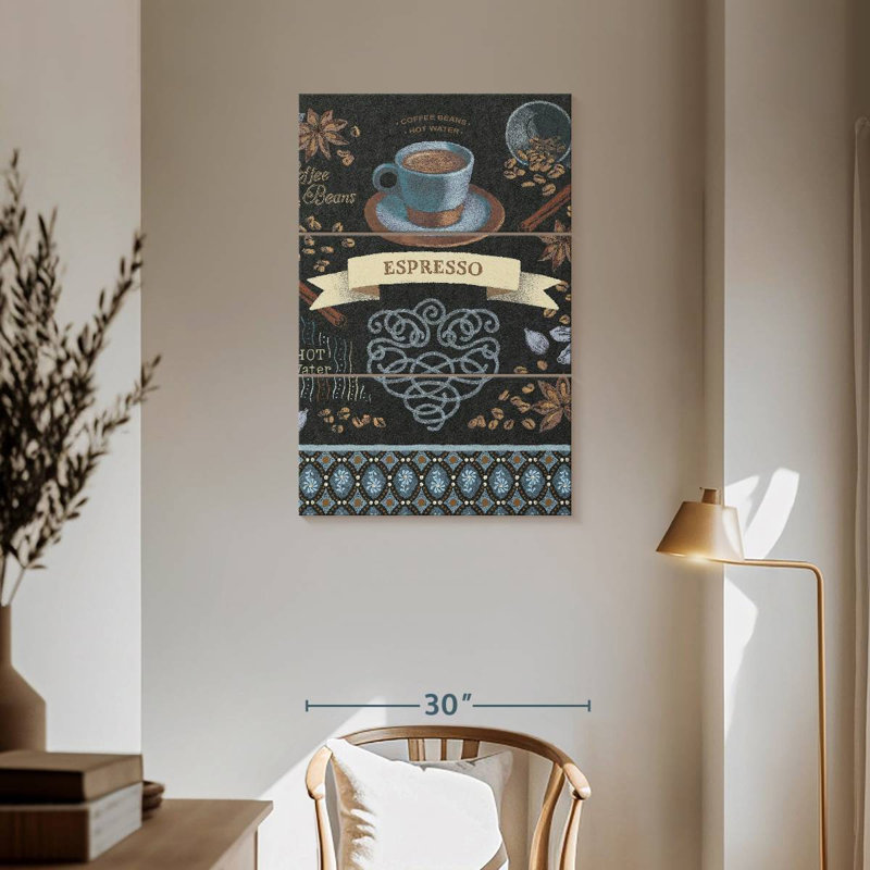 Yarlin Coffee Beans Espresso, 57" H x 36" W