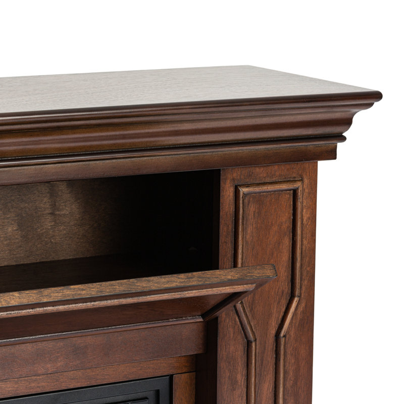 Breckenridge Wood Fireplace Surround, Walnut Expresso