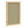 Enclosed Cabinet Fabric Bulletin Board