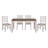 Transitional Design Rectangular 1Pc Dining Table