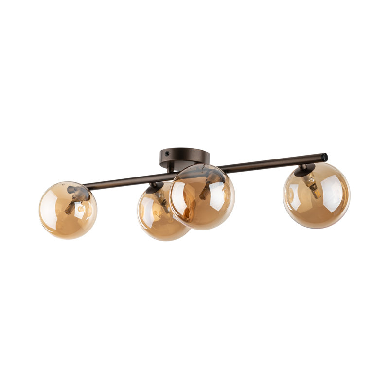 Aspers Glass Semi Flush Mount