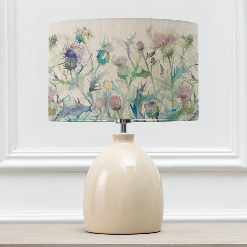 Leura Ceramic Table Lamp, Cream