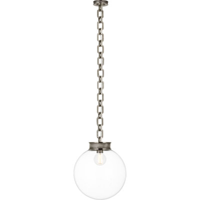 Bellamy 1 Light Statement Chain 16" Globe Chandelier