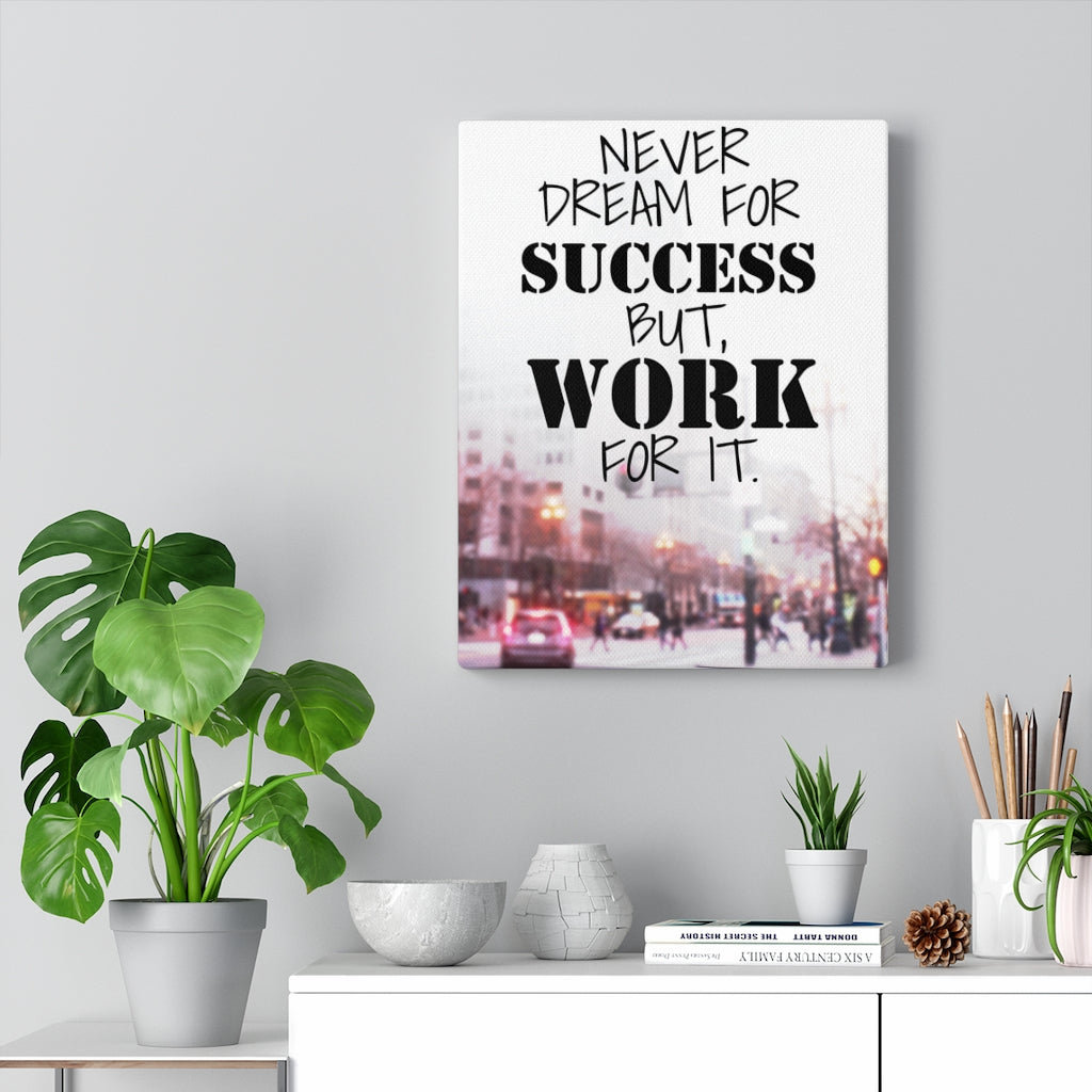 Urban Canvas Co. Dream Build Succeed Print