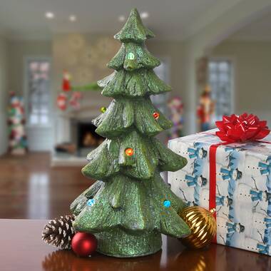 The Holiday Aisle® Ceramic Christmas Tree That Lights Ups - Inspired  Vintage Christmas Tree - Light Up Tree & Reviews