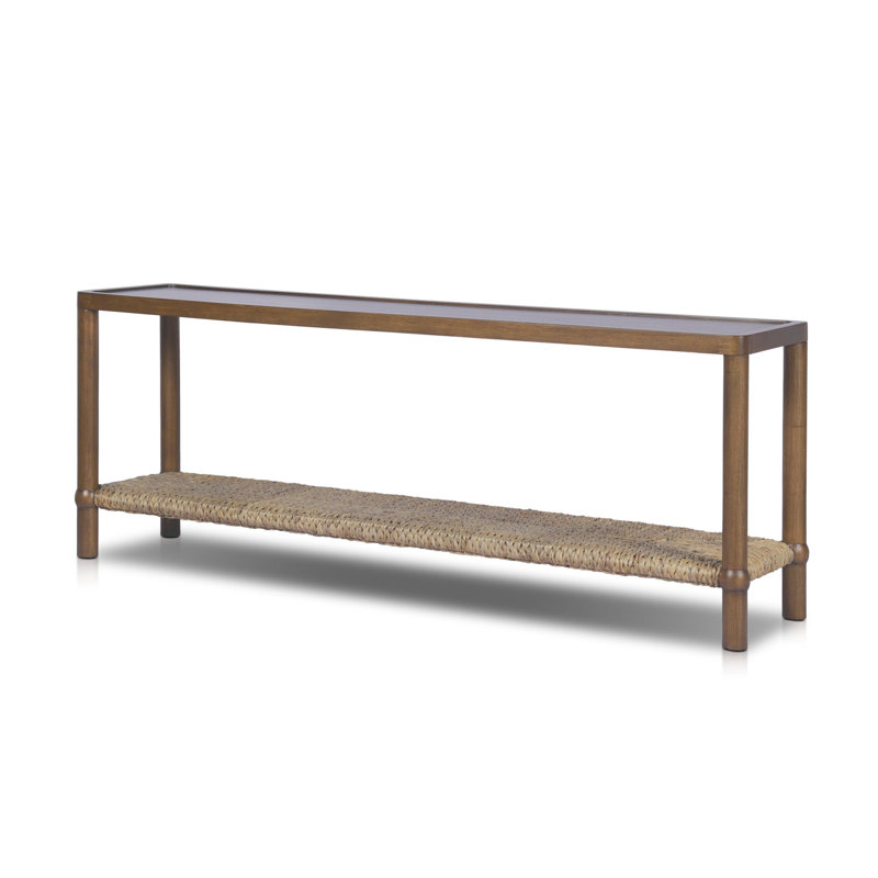 Gabriella Console Table, Brown Mindi