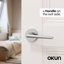 Poignée de porte Halo Design moderne dissimulé pour (Hall et garde-robe) - Style minimaliste élégant en chrome-114645518