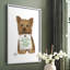 «Love and Yorkshire Terrier», reproduction encadrée - bois massif-560190510-560190511