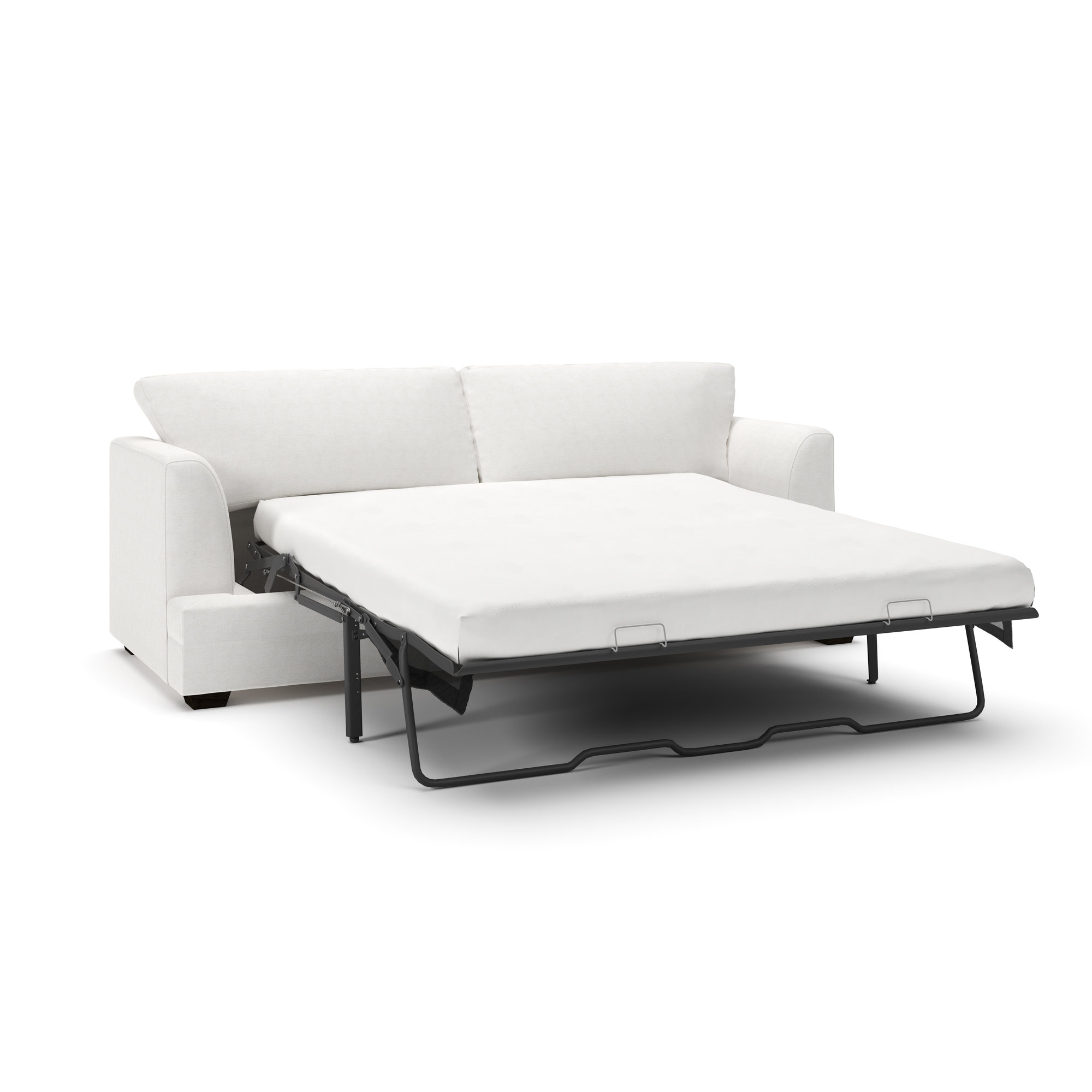 Edan Upholstered Queen Sleeper Sofa, Nomad Snow Crypton® Chenille