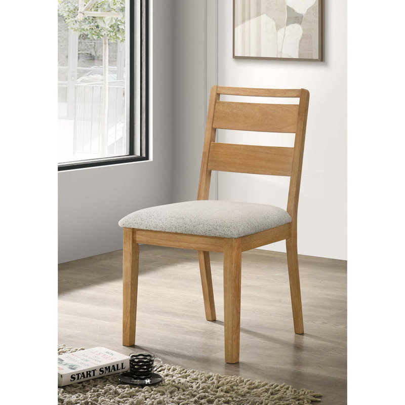 Ensemble de chaises d'appoint à dossier en échelle avec confort rembourré