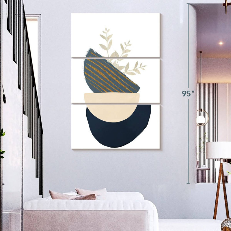 Harnek Boho Blue II, 74" H x 48" W