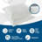 Vinyl Zippered Pillow Protector, Waterproof, Bedbug Proof, Dustmite Proof-6707850