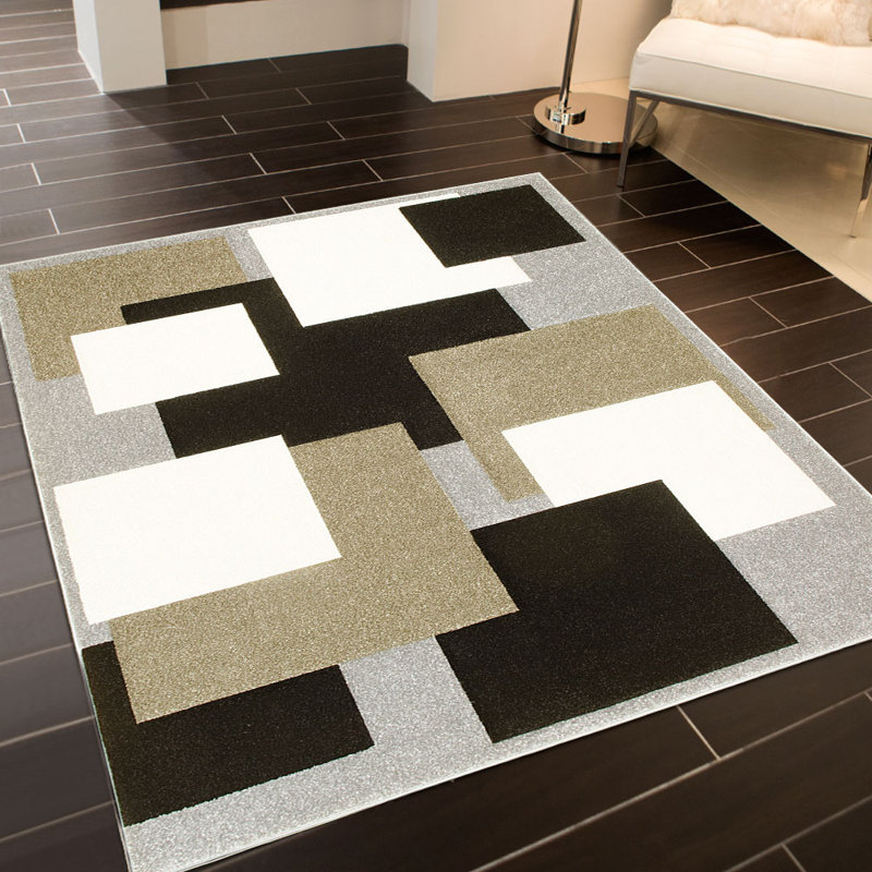 Geometric Indoor Rug, Rectangle 7'9" x 10'5"