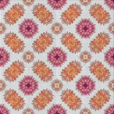 Tapis floral floral orange