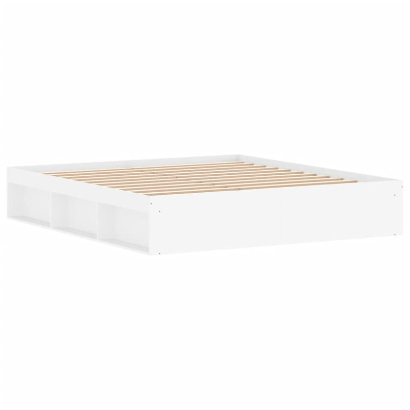 Afriani Storage Bed, White, Super King (6')