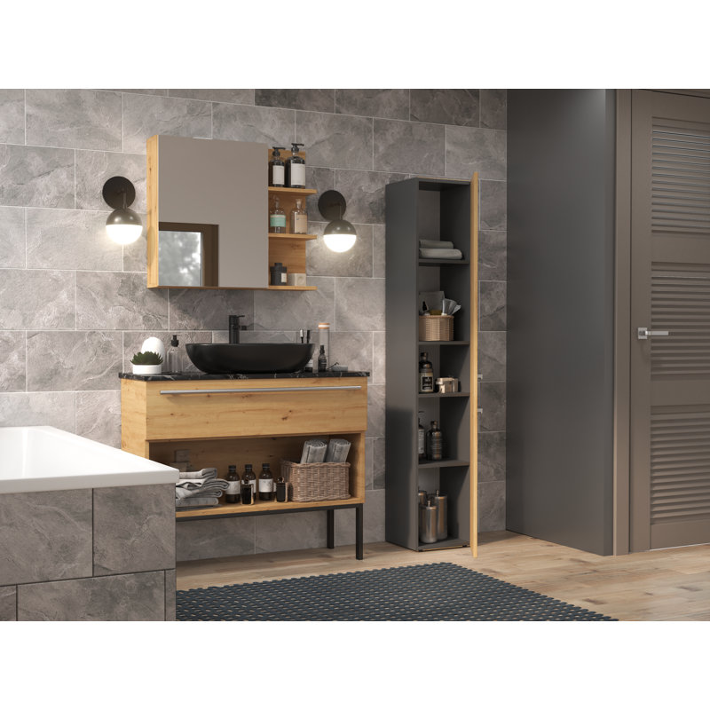 Galyean 1 - Door Accent Cabinet, Brown