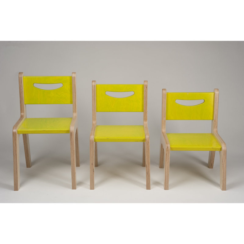 Chaise de classe standard, Citrouille vif, 14 po