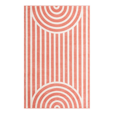 Unique Loom Lines Whimsy Kids Rug