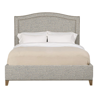 Caroline/Casey Queen Upholstered Low Profile Panel Bed