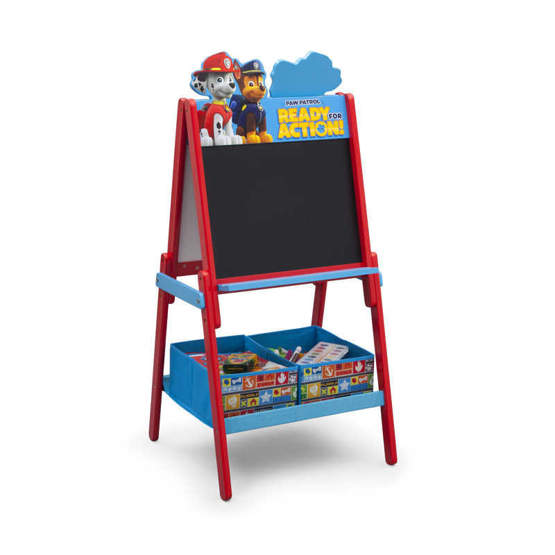 Nick Jr. PAW Patrol Wooden Double Sided Activity Easel by Delta Children