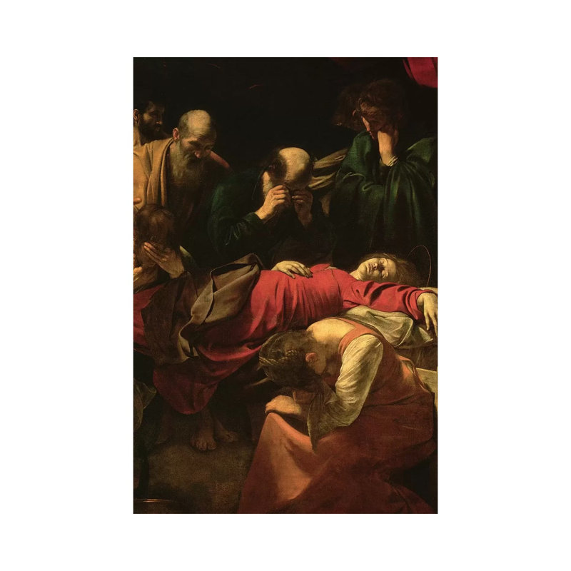 The Death Of The Virgin, 1605-06 by Michelangelo Merisi Da Caravaggio - Wrapped Canvas Painting