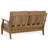 Clairmont Teakwood Patio Loveseat-1187069197
