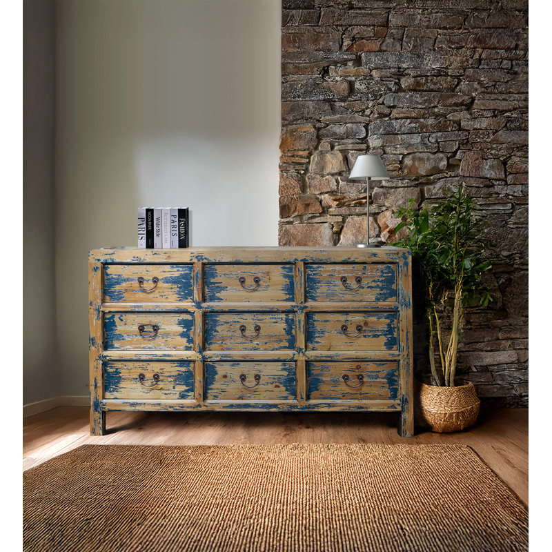 Zyana 150cm W 9 - Drawer Chest of Drawers