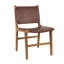 Chaise d'appoint rembourrée Shiori