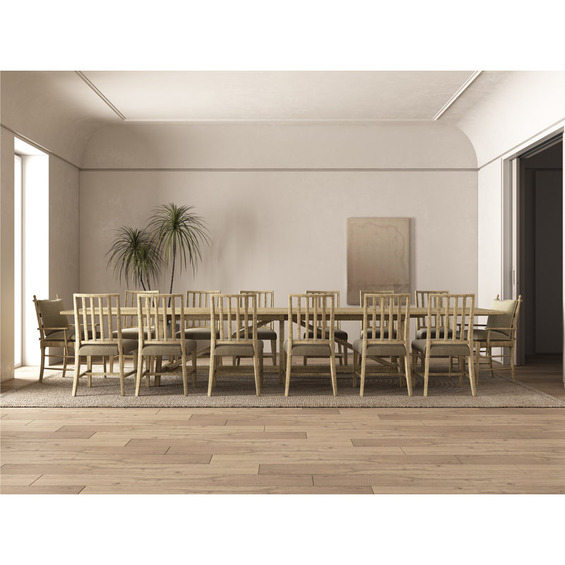 Sidereal Solid Oak Dining Table, Stripped Oak