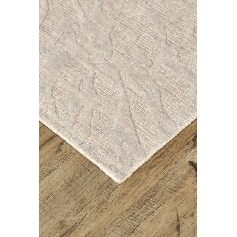 Buil Viscose Abstract Indoor Rug, Rectangle 5'6" x 8'6"