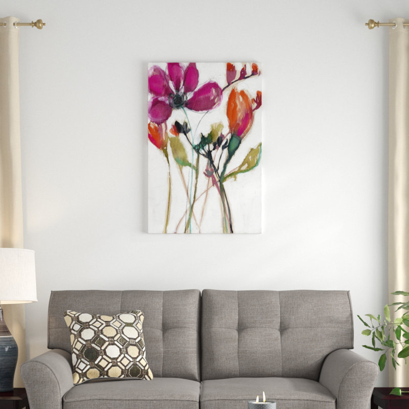 Vivid Arrangement II, peinture sur toile, H 36 po x l 24 po