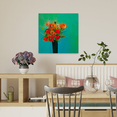 Blue Summer Dreams, art floral contemporain