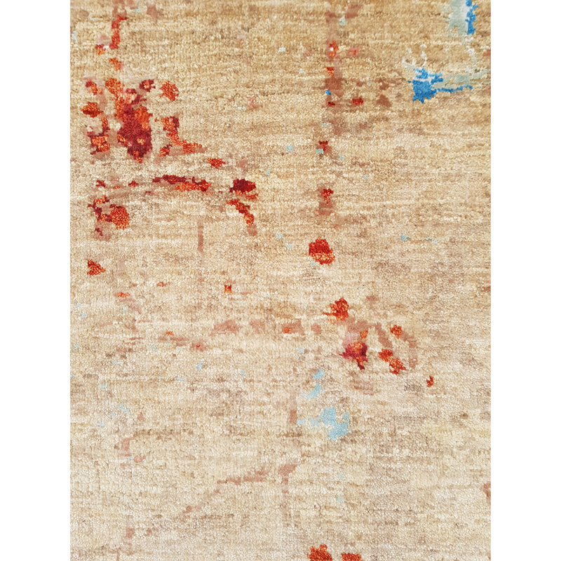 Hand Woven Wool Abstract Area Rug