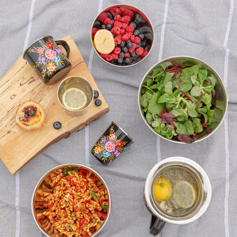  Picnic Tumbler - Carbon Pansy, 400 ml.