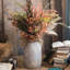 Vase de table en verre transparent 13,38 "intérieur / extérieur
