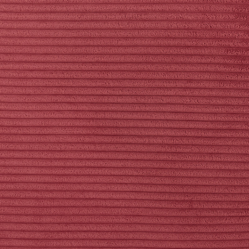 Fauteuil de salon rond pivotant à 360° rouge avec coussin double couche, oreiller de soutien, mécanisme silencieux, tissu velours côtelé pour faire la sieste au bureau, profondeur d'assise de 96,5 cm, design du coussin, 3 oreillers amovibles.