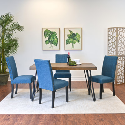 Dining Set With Stylish Hairpin Table And Chairs