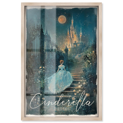 Classic Cinderella Shadowbox Print Classic Book Art by Art Remedy