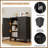 GAIOUS 36" Tall Metal Storage Cabinet with Lock, Locking Cabinet with 2 Doors and 2 Adjustable Shelves, Black Bathroom Floor Cabinets, Freestanding Locked File Cabinets for Home/Office/Garage-360821480-367506740