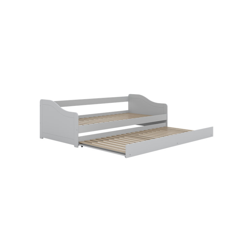 Ishkhan European Single (90 X 200 Cm) Daybed with Trundle Included
