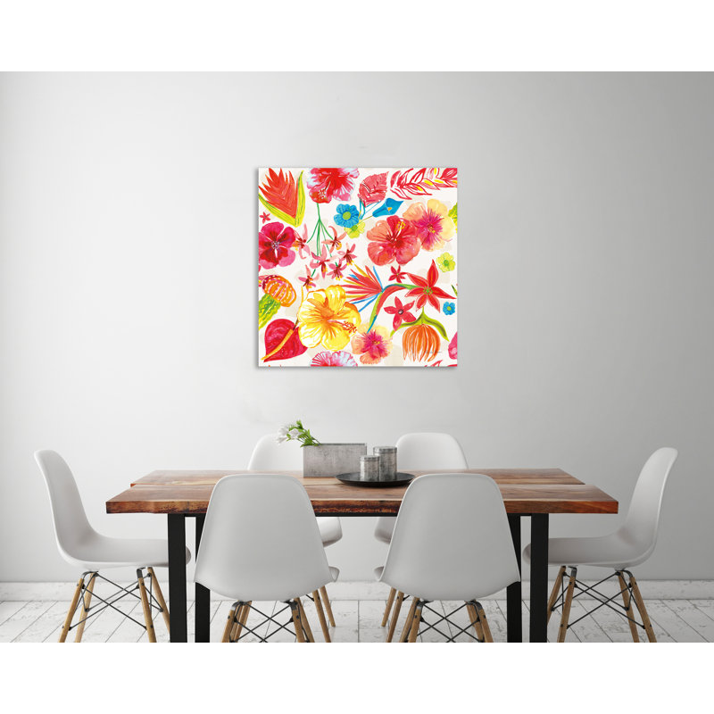 "Tutti Frutti", toile tendue par Farida Zaman, H 12 po x l 12 po x P 1,5 po