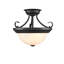 Plafonnier semi-encastré 2 lumières Snediker-889795170-889795174