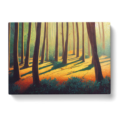 Incredible Summer Forest - Wrapped Canvas