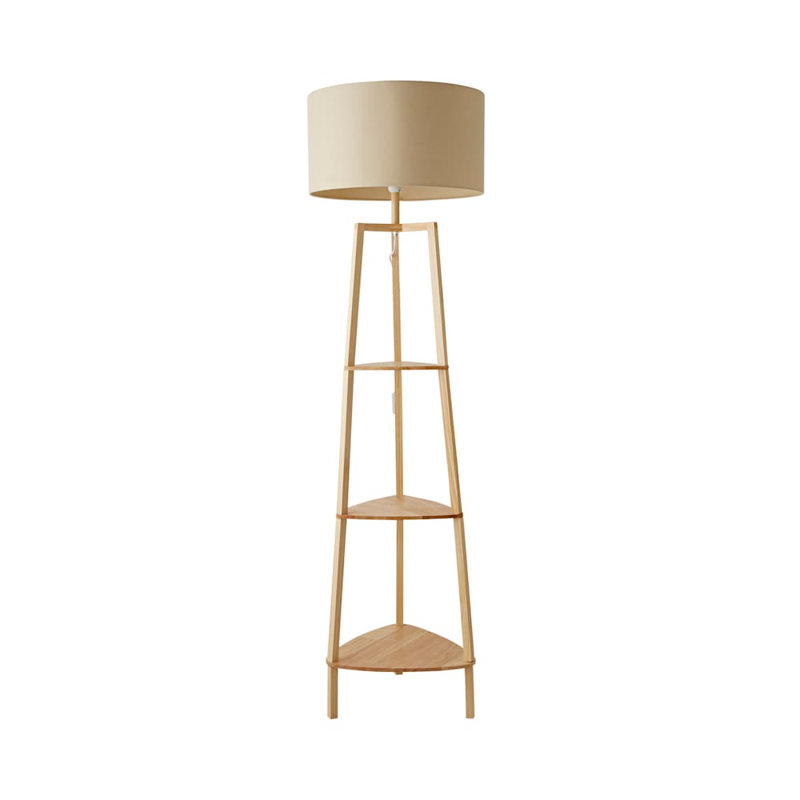 Aidrian 155cm Tripod Floor Lamp, Brown, Yes, Mink