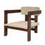 Fauteuil club de patio en bois d'acacia Tressa-139000023-139000024